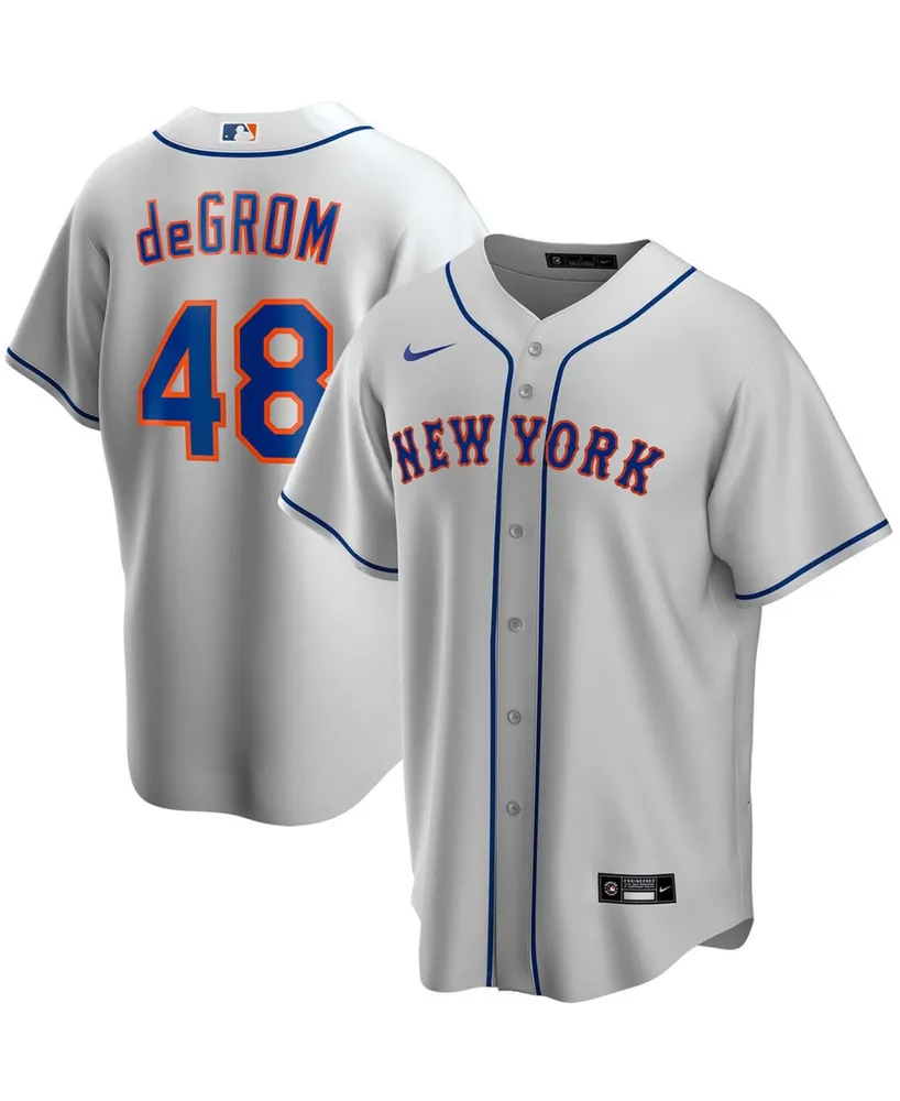 Nike Jacob Degrom Gray New York Mets Road Replica Player Name