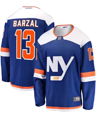 Men's Mathew Barzal Blue New York Islanders Alternate Breakaway Jersey