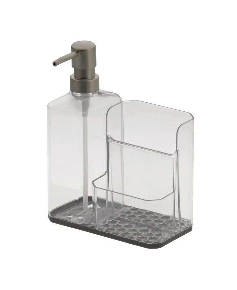 Tovolo Magnetic Soap Dispensing Dish Brush & In-Sink Holder