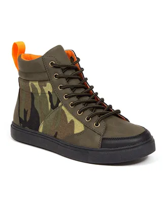 Deer Stags Little Boys Blaze Jr Fashion Comfort High Top Sneaker Boots
