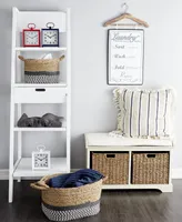 Traditional Wood Storage Bench