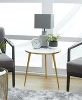 Aluminum Modern Accent Table