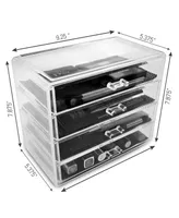 Sorbus Makeup and Jewelry Storage Case Display