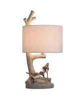 Iuka Farmhouse Birds on a Limb Table Lamp