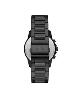 A|X Armani Exchange Men's Chronograph Stainless Steel Bracelet Watch 44mm