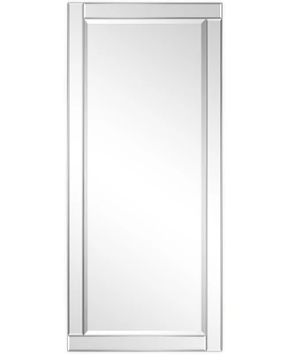Empire Art Direct Moderno Beveled Rectangle Wall Mirror, 54" x 24" x 1.18"