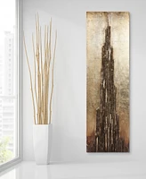 Empire Art Direct Stratified Metallic Handed Painted Rugged Wooden Wall Art, 72" x 22" x 2.8"