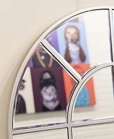 Empire Art Direct Solid Wood Base Covered with Beveled Arch Window Mirror - 30" x 40"