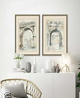 Paragon Picture Gallery Watercolor Ii 32" x 24" Wall Art Set, 2 Pieces