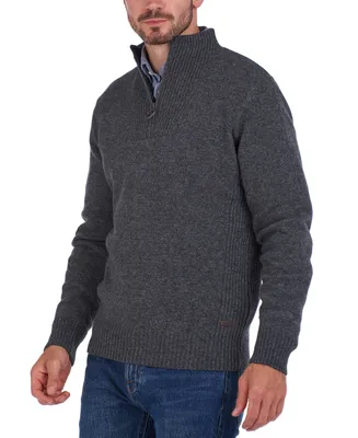 Barbour Men's Nelson Essential Wool Quarter Zip Sweater