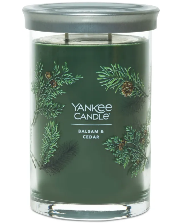 Yankee Candle Signature Large Two-Wick Balsam & Cedar Tumbler