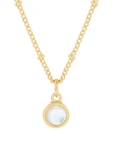 Lane 14K Gold Plated Pendant Necklace - Gold