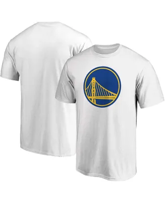 Men's White Golden State Warriors Primary Team Logo T-shirt