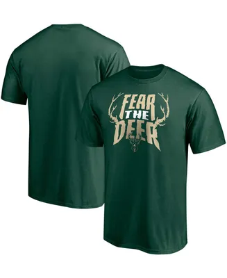 Men's Hunter Green Milwaukee Bucks Post Up Hometown Collection T-shirt