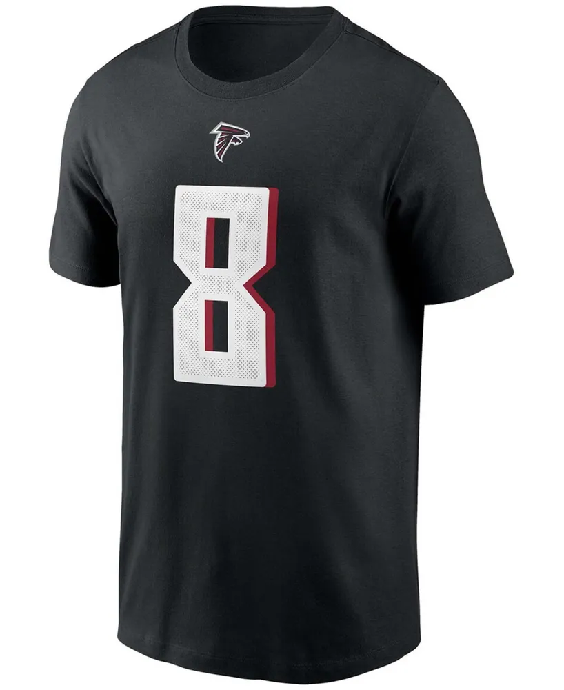 Men's Kyle Pitts Black Atlanta Falcons 2021 Nfl Draft First Round Pick Player Name and Number T-shirt