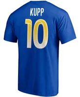 Men's Cooper Kupp Royal Los Angeles Rams Player Icon Name and Number T-shirt
