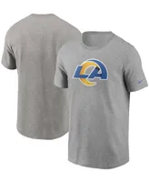 Men's Heathered Gray Los Angeles Rams Primary Logo T-shirt