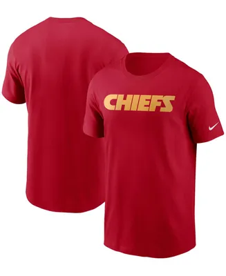 Men's Red Kansas City Chiefs Team Wordmark T-shirt