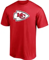 Men's Travis Kelce Red Kansas City Chiefs Player Icon Name and Number T-shirt