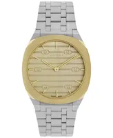 Gucci Women's Swiss 25H Stainless Steel Bracelet Watch 34mm