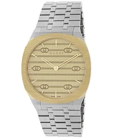 Gucci Women's Swiss 25H Stainless Steel Bracelet Watch 34mm