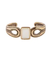 Barse Roman Statement Cuff Bracelet - Mother-Of