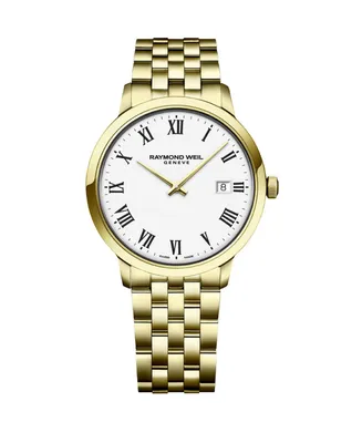 Raymond Weil Men's Swiss Toccata Gold-Tone Pvd Stainless Steel Bracelet Watch 39mm
