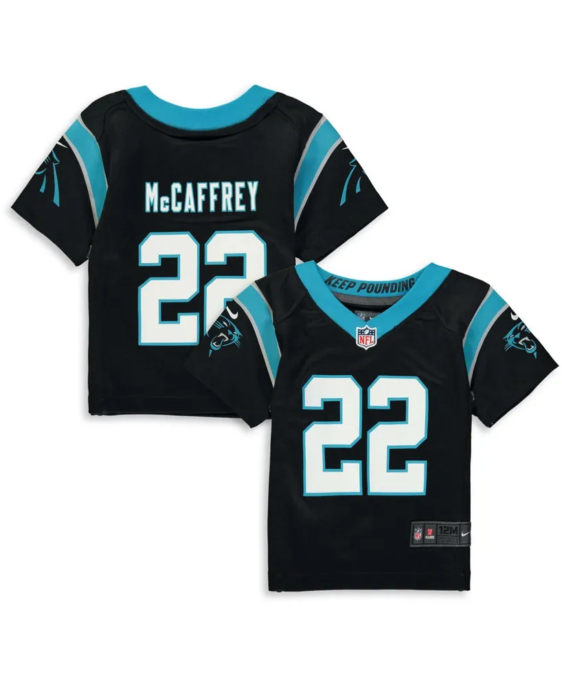 Women's Carolina Panthers Christian McCaffrey Nike Gray Atmosphere Fashion  Game Jersey