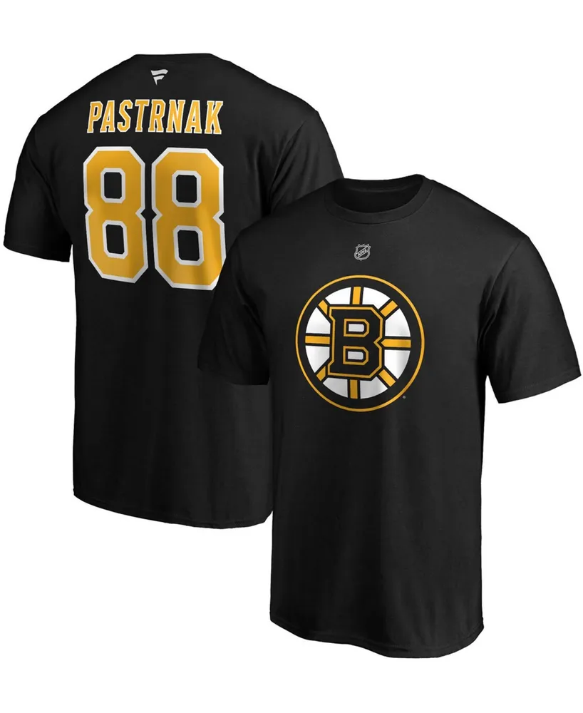 Fanatics Men's David Pastrnak Boston Bruins Team Authentic Stack T-Shirt