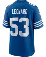 Nike Men's Darius Leonard Indianapolis Colts Alternate Game Jersey