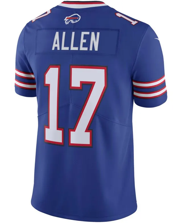 Men's Nike Josh Allen Red Buffalo Bills Color Rush Vapor Limited Jersey, Size: 2XL