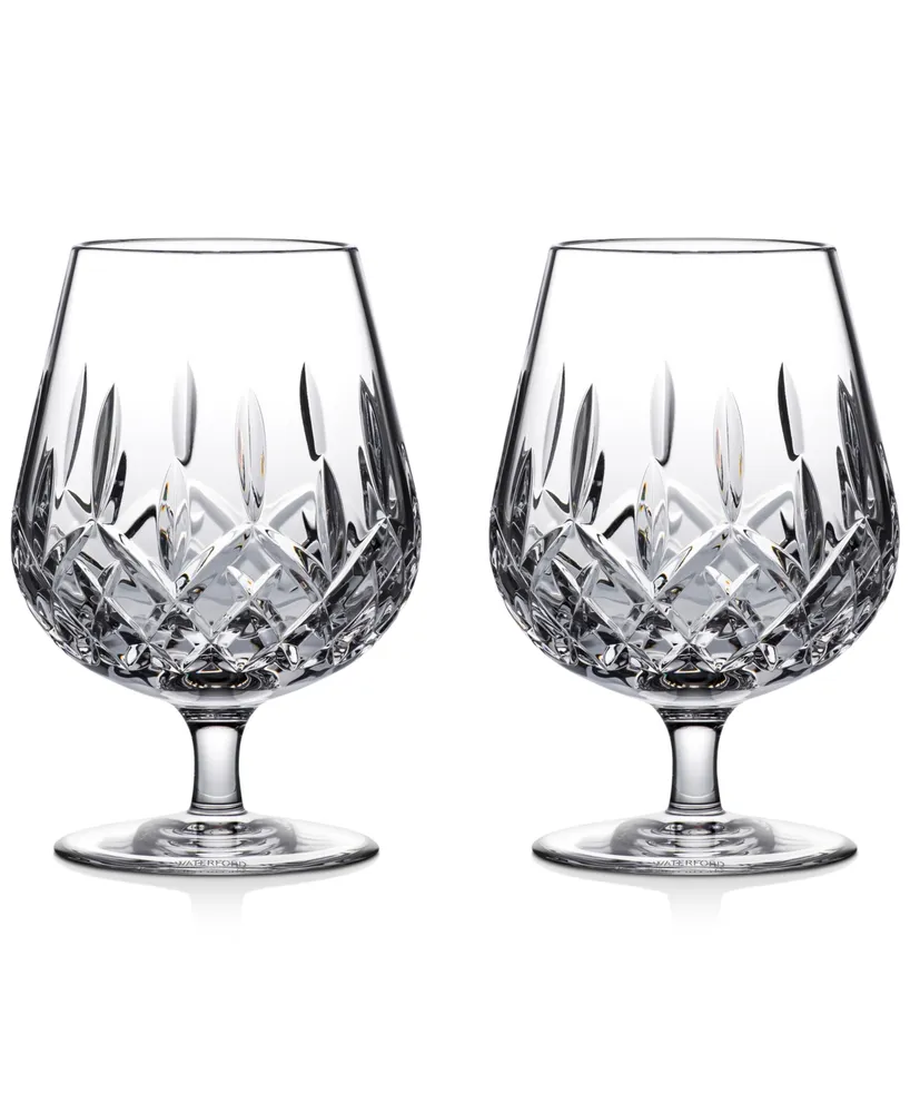 Waterford Crystal Lismore Black Collection Martini Glasses Set of 2