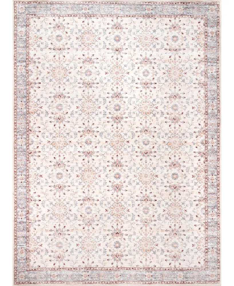 nuLoom Aurora HJAU05A Machine-Washable 4' x 6' Area Rug