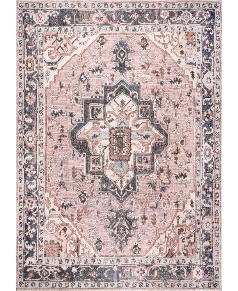 nuLoom Aurora HJAU11A Machine-Washable 5' x 8' Area Rug