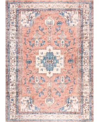 nuLoom Aurora HJAU18A Machine-Washable 4' x 6' Area Rug