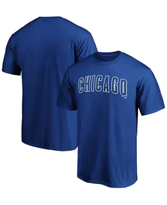 Men's Royal Chicago Cubs Official Wordmark T-shirt