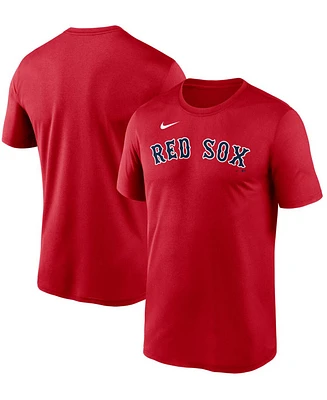 Men's Red Boston Red Sox Wordmark Legend T-shirt