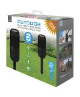 iLive Indoor or Outdoor Bluetooth Speakers, Set of 2, ISBW240BDL