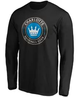 Men's Charlotte Fc Primary Logo Long Sleeve T-shirt