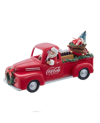 Kurt Adler Coca-Cola Santa in Pickup Truck