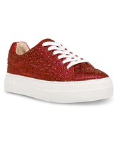 Betsey Johnson Women's Sidny Platform Lace-Up Sneakers