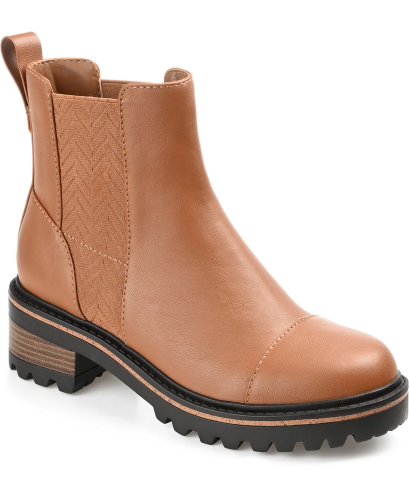 Journee Collection Women's Mirette Lug Sole Bootie