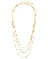 Sterling Forever Women's Kori Triple Layered Necklace