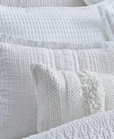 White Sand Driftwood Stripe Sham, King