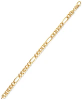 Esquire Men's Jewelry Cuban Figaro Link Bracelet, Created for Macy's