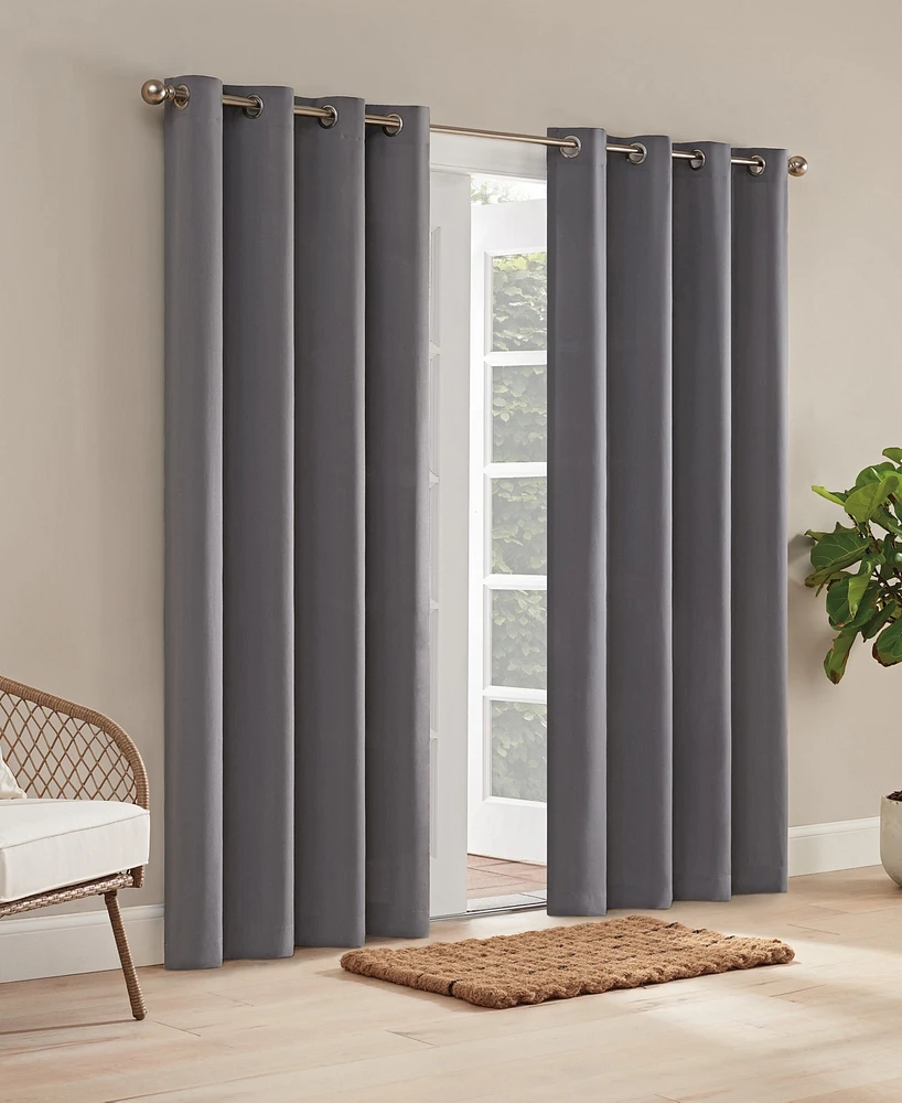 Waverly Sun N Shade Hampton Solid Indoor/Outdoor Grommet Panel