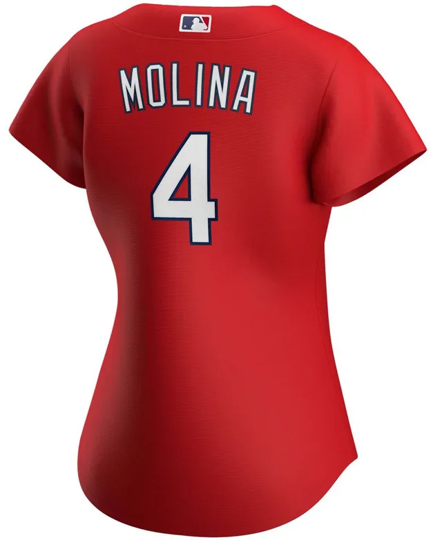 Profile Men's Yadier Molina White St. Louis Cardinals Big & Tall Replica Player Jersey