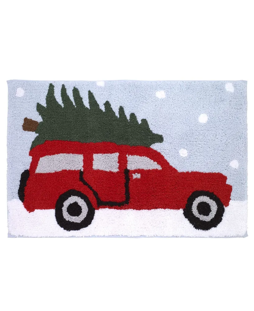 Avanti Station Wagon Holiday Printed Accent Rug, 20" x 30"