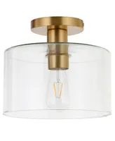 Henri Semi Flush Mount Ceiling Light with Shade