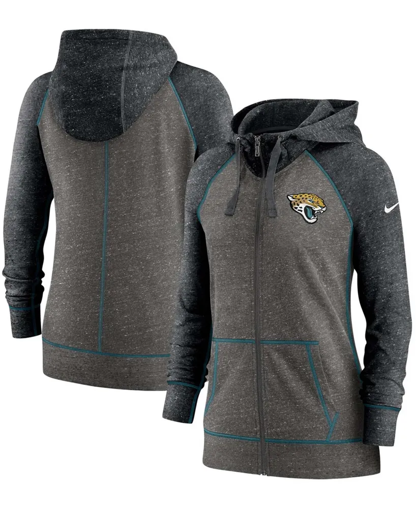 Women's Jacksonville Jaguars Nike Heathered Charcoal/Black Gym